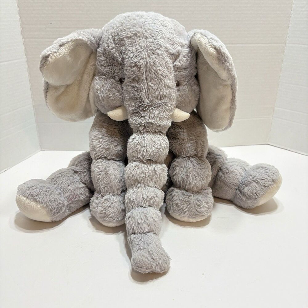 Baby Ganz Plush Elephant Jellybean Gray Medium Stuffed Animal Toy